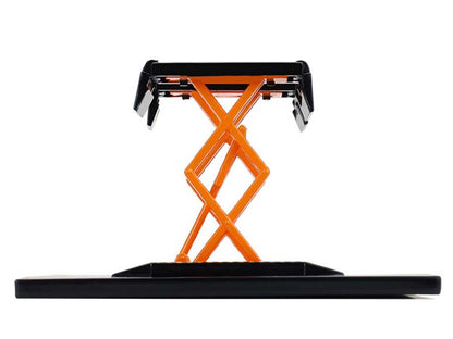 GreenLight Automotive Double Scissor Lift Black and Orange "Double Lifts" Series 2 1/64 Diecast Model by <h2>Automotive Greenlight</h2> <p>High-quality car perfect for collectors enthusiasts. Features