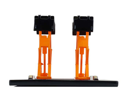 GreenLight Automotive Double Scissor Lift Black and Orange "Double Lifts" Series 2 1/64 Diecast Model by <h2>Automotive Greenlight</h2> <p>High-quality car perfect for collectors enthusiasts. Features