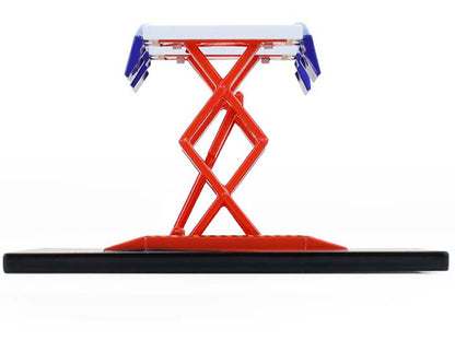 GreenLight Automotive Double Scissor Lift "Chevron" White and Red "Double Lifts" Series 2 1/64 Diecast Model by <h2>Automotive Greenlight</h2> <p>High-quality car perfect for collectors enthusiasts. F