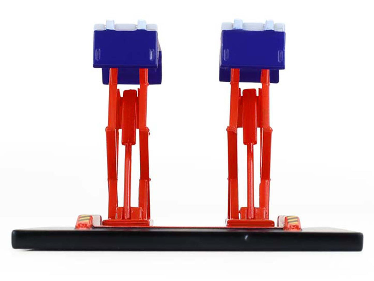 GreenLight Automotive Double Scissor Lift "Chevron" White and Red "Double Lifts" Series 2 1/64 Diecast Model by <h2>Automotive Greenlight</h2> <p>High-quality car perfect for collectors enthusiasts. F