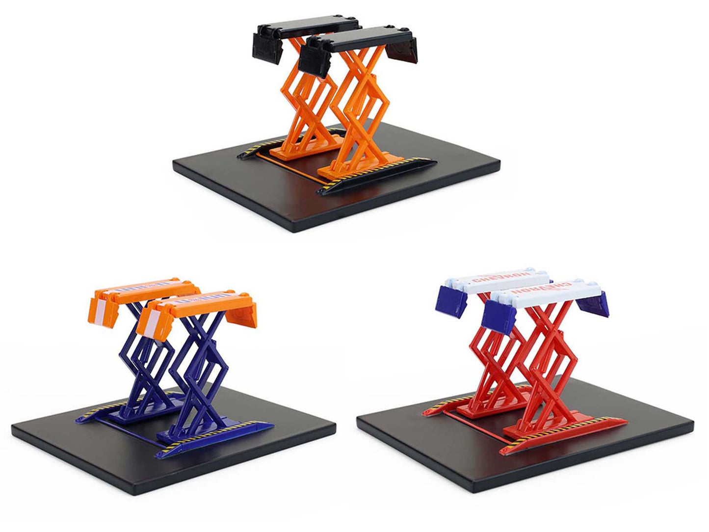 GreenLight Automotive "Double Scissor Lifts" Series #2 Set of 3 pieces 1/64 Diecast Models by <h2>Automotive Greenlight</h2> <p>High-quality model car perfect for collectors and enthusiasts. Features