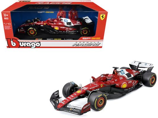 Ferrari SF-25 #16 Charles Leclerc Formula One F1 World Championship (2025) "Formula Racing" Series 1/18 T&y Diecast Model Car by Bburago