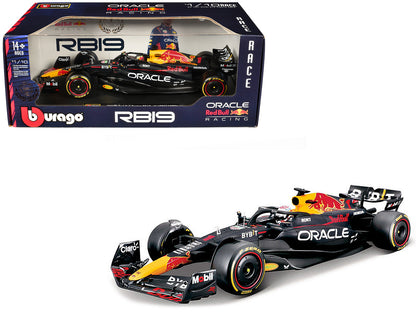Red Bull Racing RB19 #1 Max Verstappen "Oracle" Champion Formula One F1 World Championship (2023) "Race" Series 1/18 T&y Diecast Model Car by Bburago