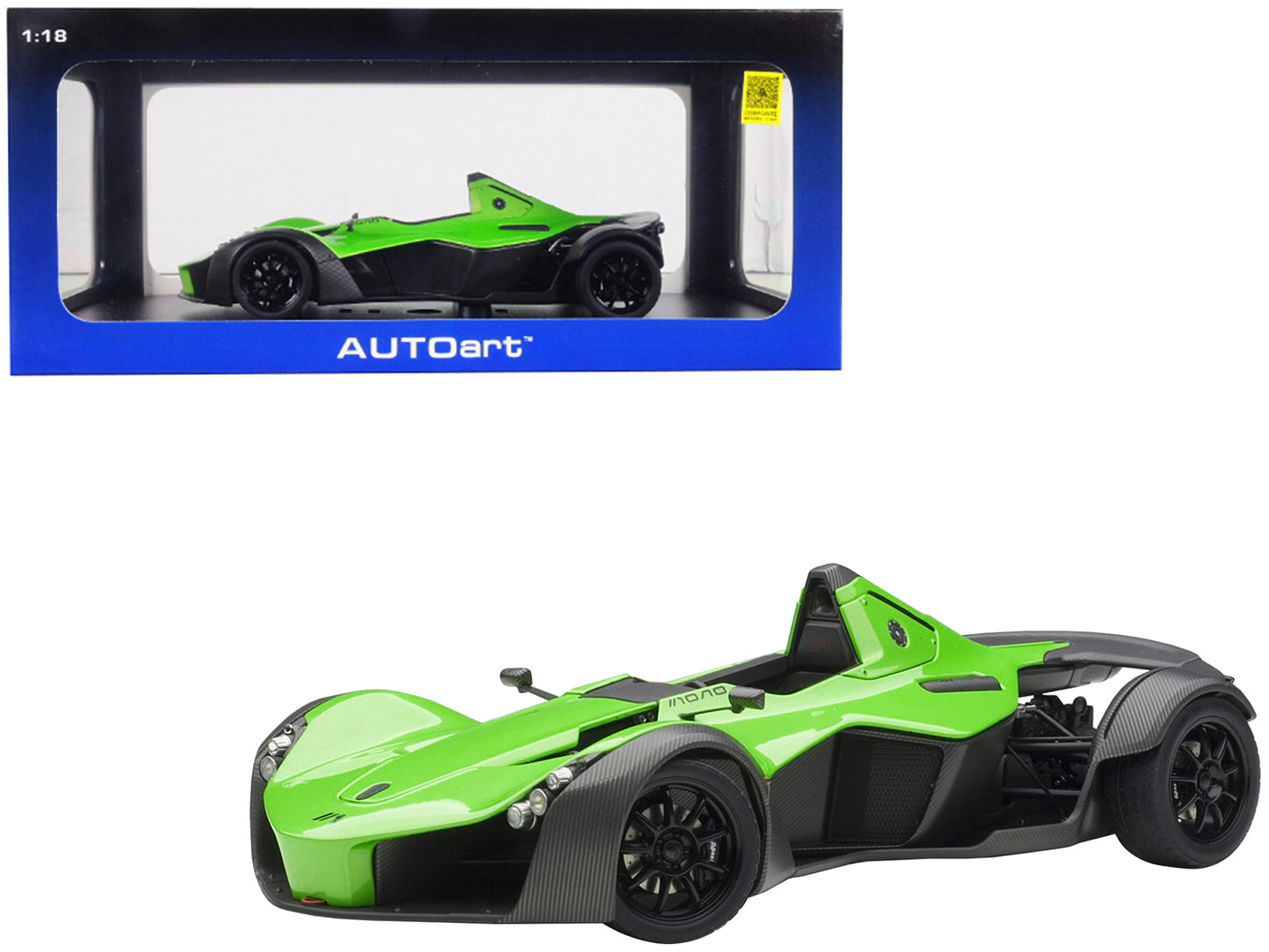 BAC Mono Metallic Green 1/18 Model Car by Autoart <h2>BAC Autoart</h2> <p>High-quality diecast perfect for collectors and enthusiasts. Features detailed interior exterior craftsmanship, realistic pain