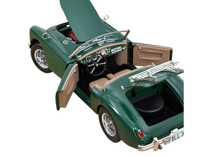 1955 MG MGA Cabriolet British Racing Green 1/18 Diecast by Norev