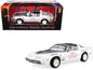 GreenLight 1980 Pontiac Firebird Trans Am T/A "Official Pace Car 58th Annual Pikes Peak Auto Hill Climb" White with Gray Top and Hood Graphics Interior 1/24 Diecast Model by <h2>1980 Greenlight</h2> <