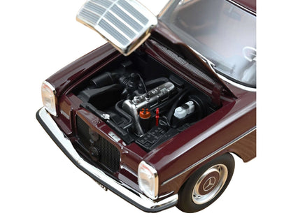 1968 Mercedes-Benz 200 Dark Red Brown 1/18 Diecast Model Car by Norev