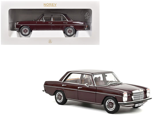 1968 Mercedes-Benz 200 Dark Red Brown 1/18 T&y Diecast Model Car by Norev