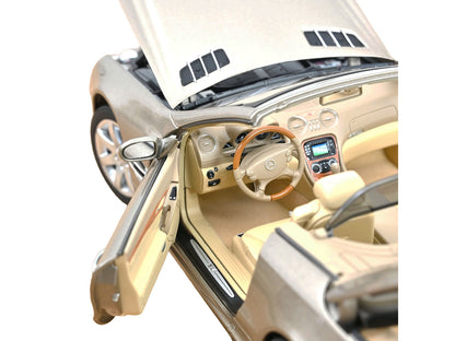 2003 Mercedes-Benz SL 500 Type R230 Travertine Beige Metallic 1/18 Diecast