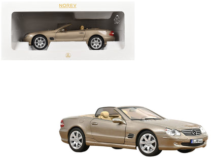2003 Mercedes-Benz SL 500 Type R230 Travertine Beige Metallic 1/18 Diecast
