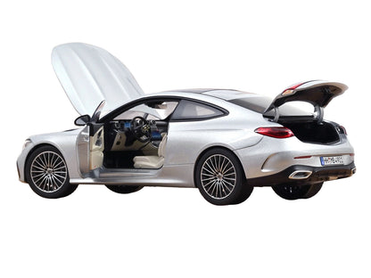 2024 Mercedes-Benz CLE Coupe Hightech Silver Metallic 1/18 Diecast by Norev