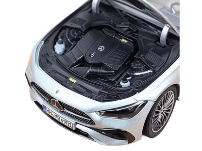 2024 Mercedes-Benz CLE Coupe Hightech Silver Metallic 1/18 Diecast by Norev