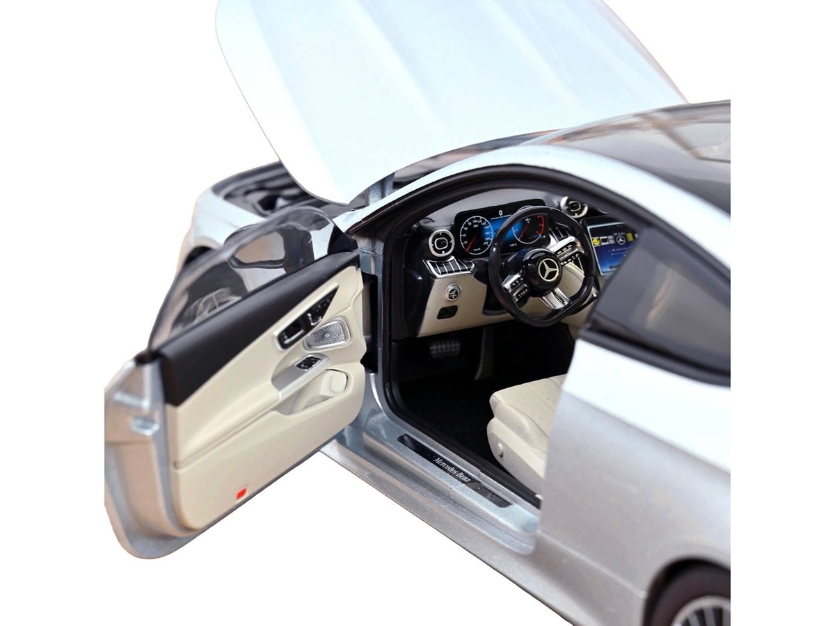 2024 Mercedes-Benz CLE Coupe Hightech Silver Metallic 1/18 Diecast by Norev