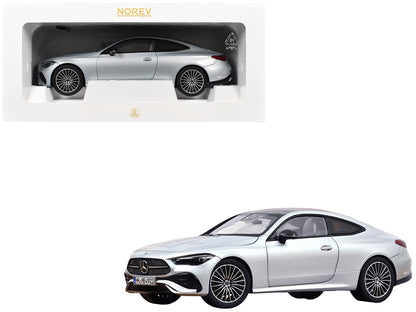 2024 Mercedes-Benz CLE Coupe Hightech Silver Metallic 1/18 Diecast by Norev