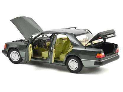 1990 Mercedes-Benz 230 E Night Green Metallic with Green Interior 1/18 Diecast Model Car by Norev