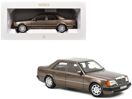 1990 Mercedes-Benz 500 E Impala Brown Metallic 1/18 T&y Diecast Model Car by Norev