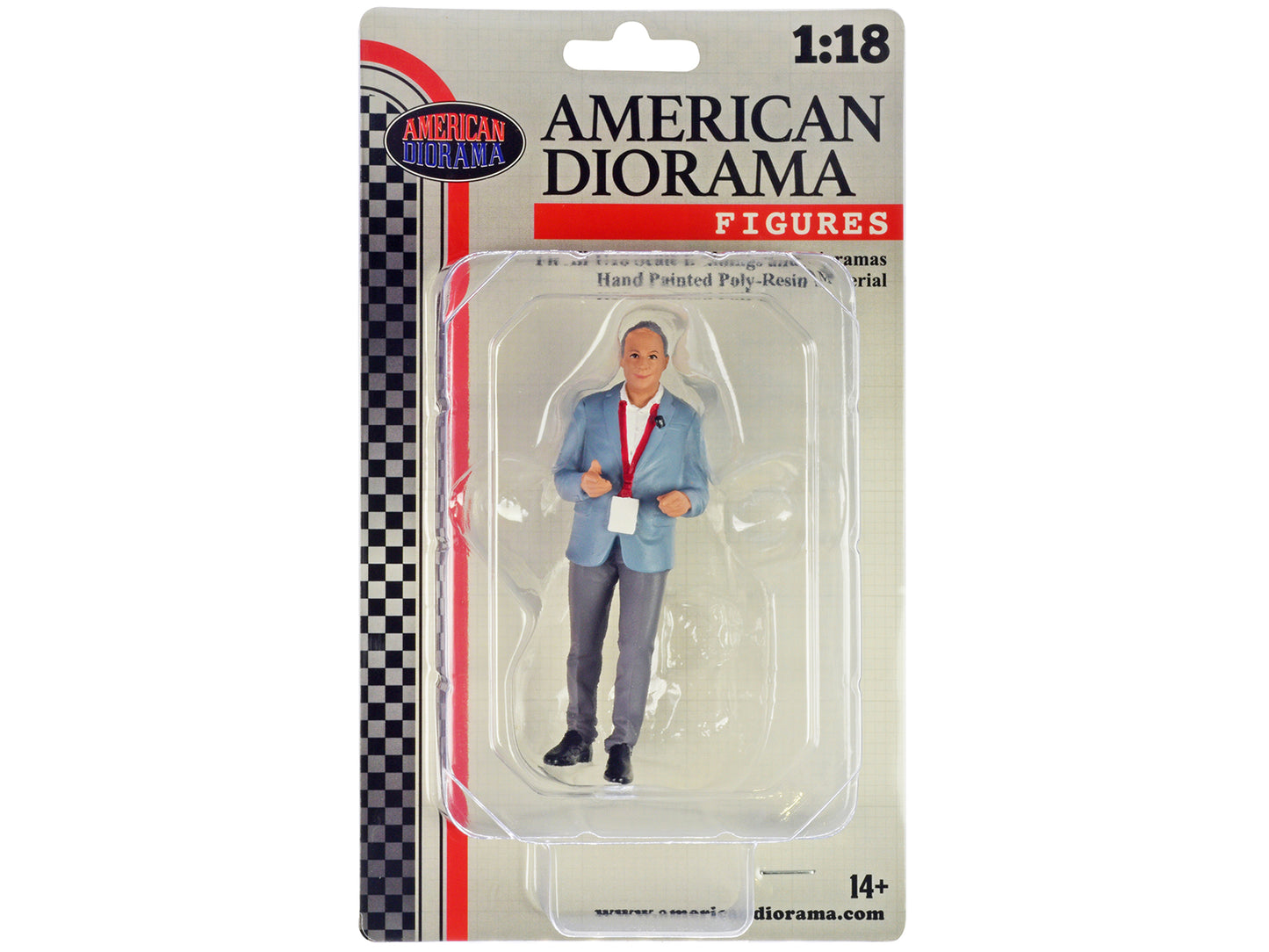 "On-Air" Figure 2 for 1/18 Scale Models by American Diorama <h2>"On-Air" Diorama</h2> <p>High-quality diecast model car perfect collectors and enthusiasts. Features detailed interior exterior craftsma