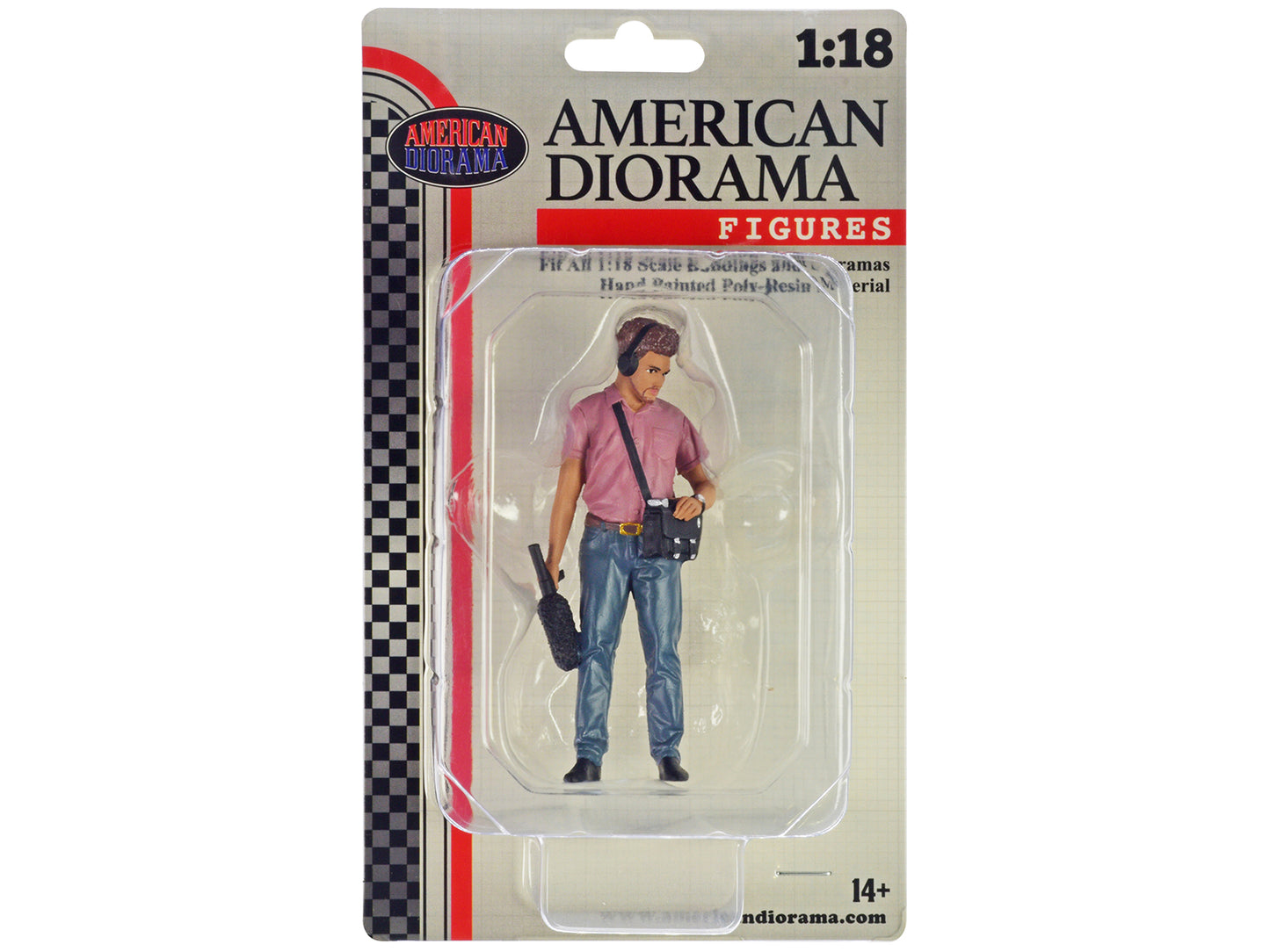 "On-Air" Figure 4 for 1/18 Scale Models by American Diorama <h2>"On-Air" Diorama</h2> <p>High-quality diecast model car perfect collectors and enthusiasts. Features detailed interior exterior craftsma