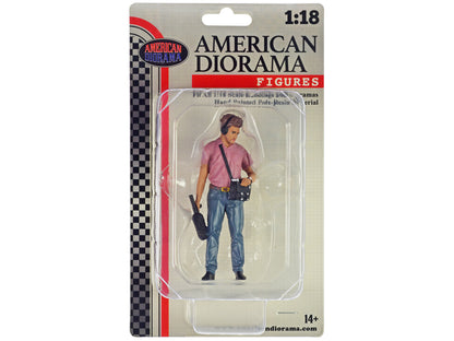 "On-Air" Figure 4 for 1/18 Scale Models by American Diorama <h2>"On-Air" Diorama</h2> <p>High-quality diecast model car perfect collectors and enthusiasts. Features detailed interior exterior craftsma