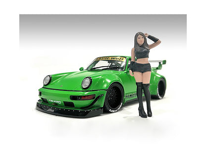 "Auto Salon Girls" Figure 2 for 1/18 Scale Models by American Diorama <h2>"Auto Diorama</h2> <p>High-quality diecast model car perfect collectors and enthusiasts. Features detailed interior exterior c