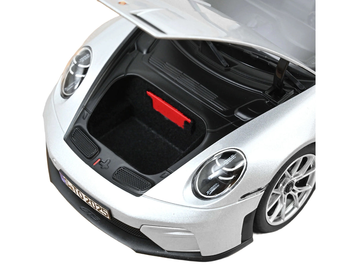 2025 Porsche 911 GT3 Touring GT Silver Metallic 1/18 Diecast by Norev