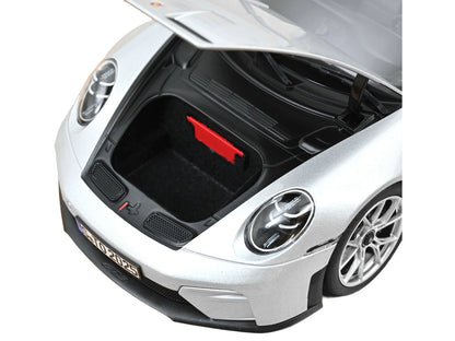2025 Porsche 911 GT3 Touring GT Silver Metallic 1/18 Diecast by Norev