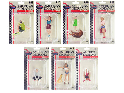 "Figure18 Series 1" 9 piece Figure Set for 1/18 Scale Models by American Diorama <h2>"Figure18 Diorama</h2> <p>High-quality diecast model car perfect collectors and enthusiasts. Features detailed inte