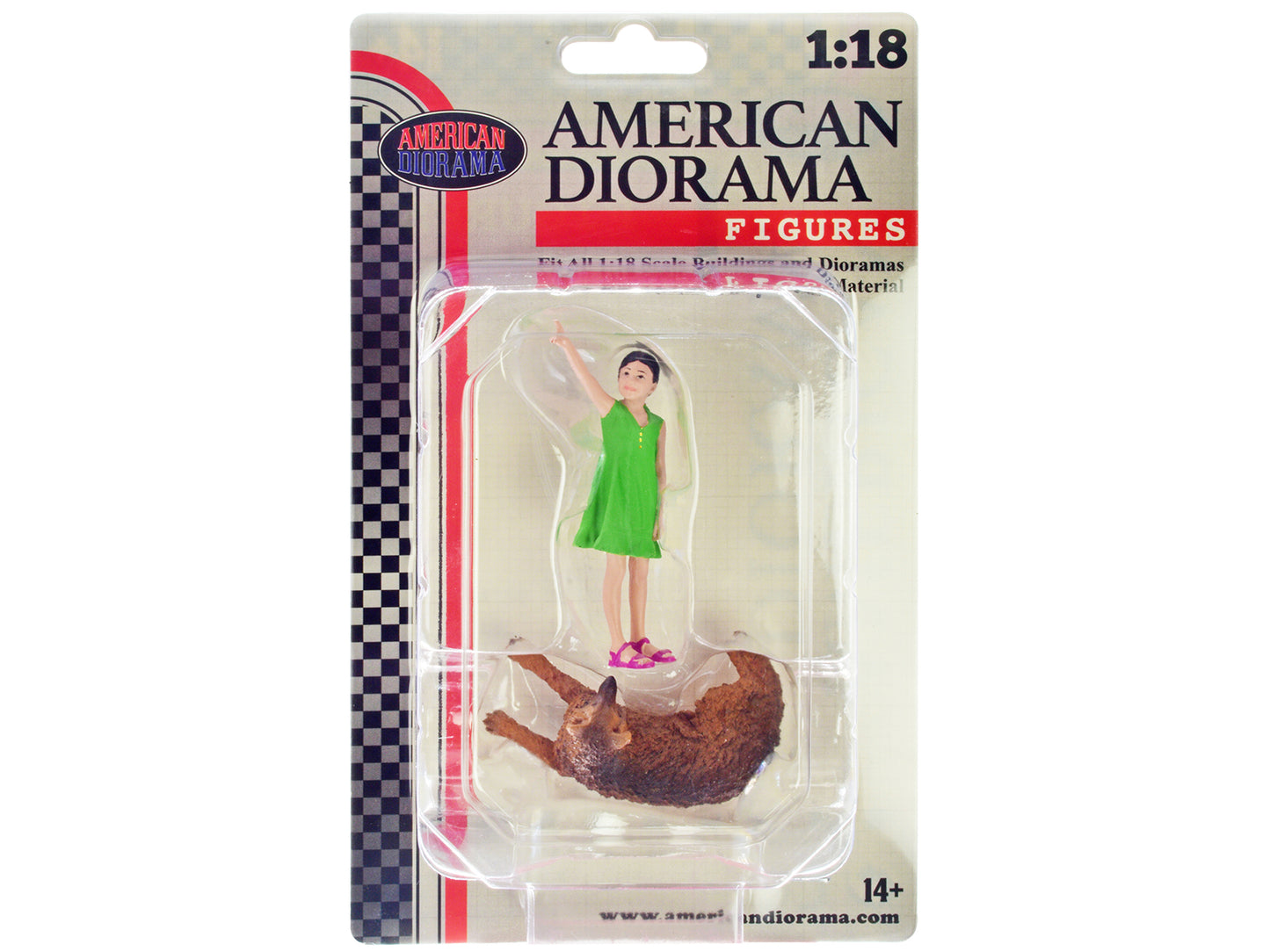 "Figure18 Series 1" Figure 703 Set of 2 pieces for 1/18 Scale Models by American Diorama <h2>"Figure18 Diorama</h2> <p>High-quality diecast model car perfect collectors and enthusiasts. Features detai