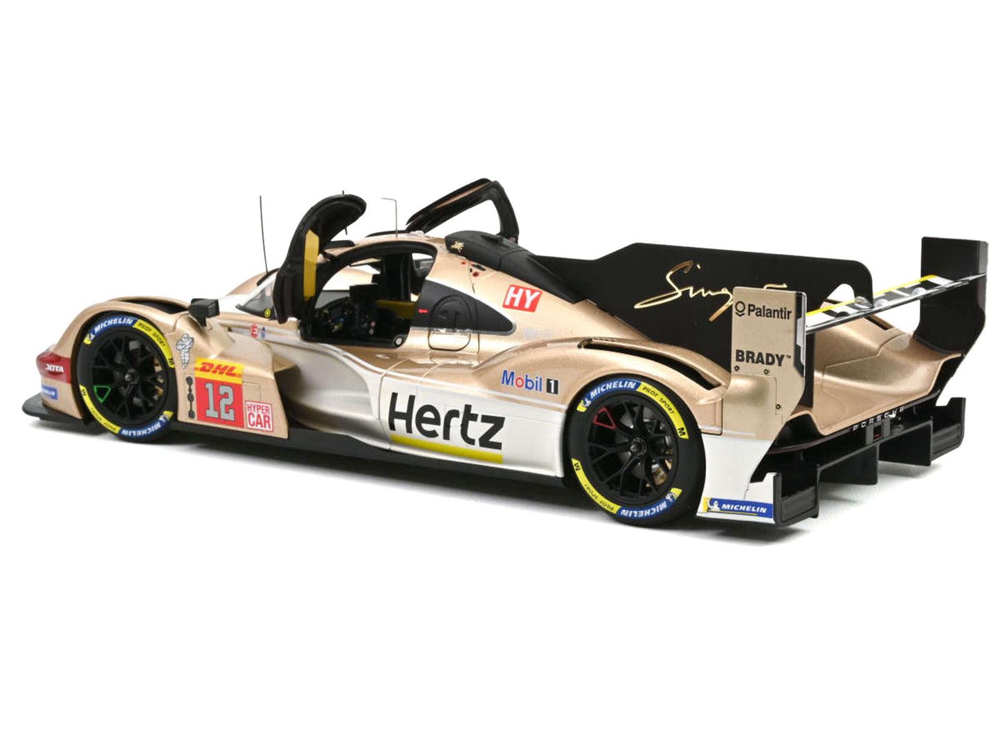 Porsche 963 #12 Callum Ilott - Will Stevens "Hertz Team Jota" Winner "6 Hours of Spa-Francorchamps" (2024) 1/18 Diecast Model Car by Norev