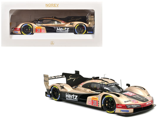 Porsche 963 #38 Jenson Button - Phil Hanson - Oliver Rasmussen "Hertz Team Jota" "Lone Star Le Mans" (2024) 1/18 T&y Diecast Model Car by Norev