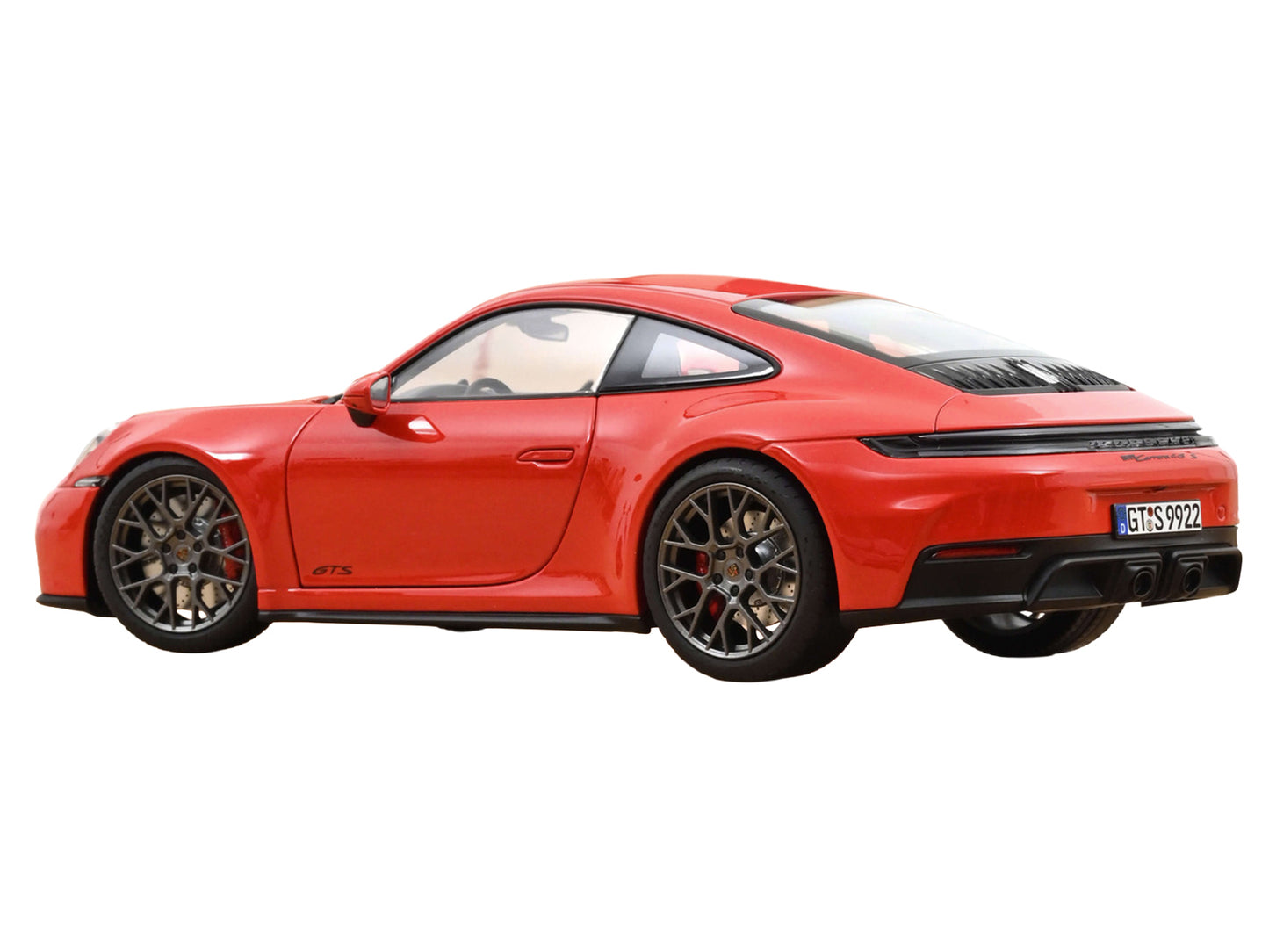2024 Porsche 911 Carrera 4 GTS Guards Red 1/18 Diecast Model Car by Norev