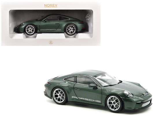 2023 Porsche 911 S/T Malachite Green Metallic 1/18 T&y Diecast Model Car by Norev
