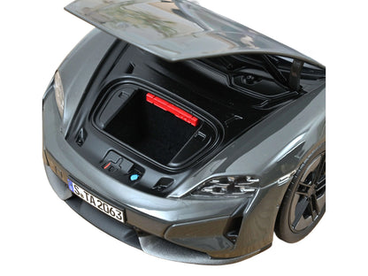 2024 Porsche Taycan Turbo S Slate Gray Neo 1/18 Diecast by Norev