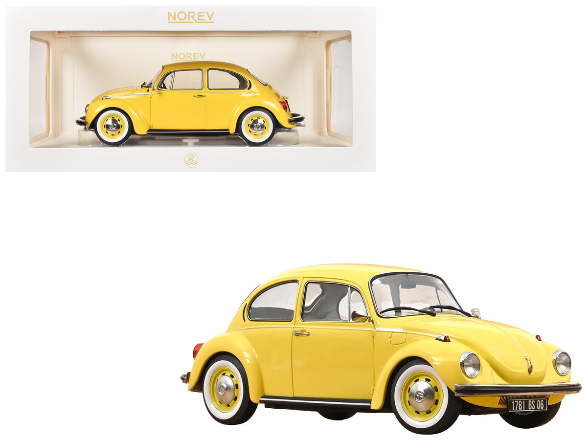 1973 Volkswagen 1303 Beetle Pastel Yellow 1/18 Diecast by Norev