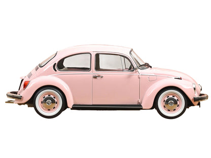1973 Volkswagen 1303 Beetle Pastel Pink "New Baby Gift" 1/18 Diecast by Norev