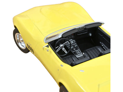 1969 Chevrolet Corvette Cabriolet Daytona Yellow 1/18 Diecast Model Car by Norev