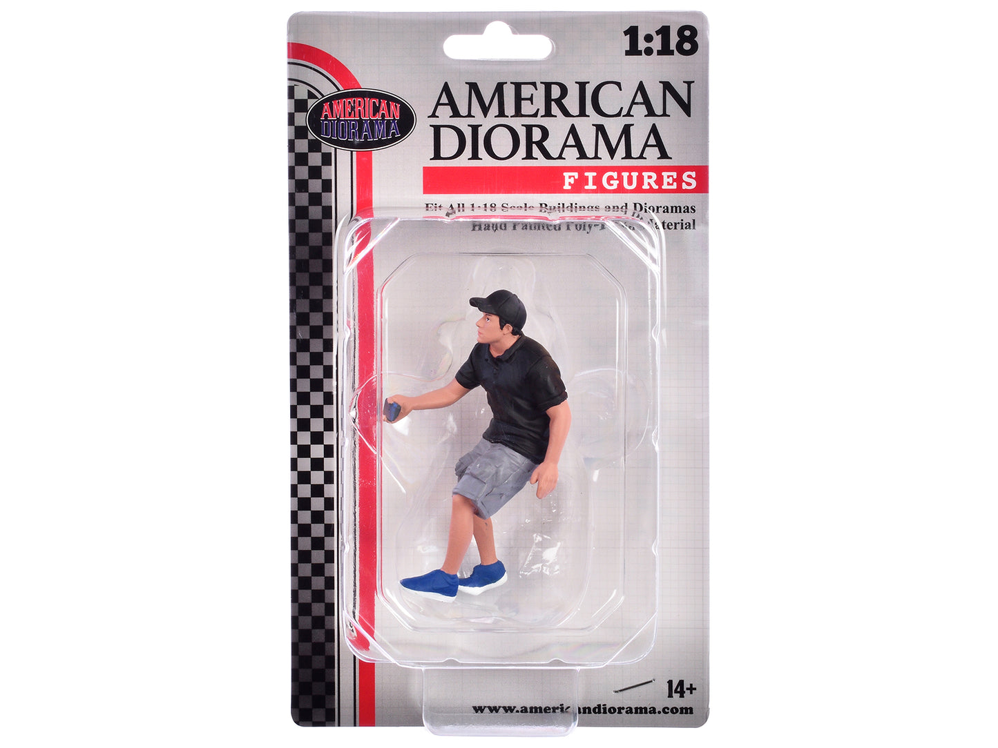 "Figure18 Series 2" Figure 4 for 1/18 Scale Models by American Diorama <h2>"Figure18 Diorama</h2> <p>High-quality diecast model car perfect collectors and enthusiasts. Features detailed interior exter