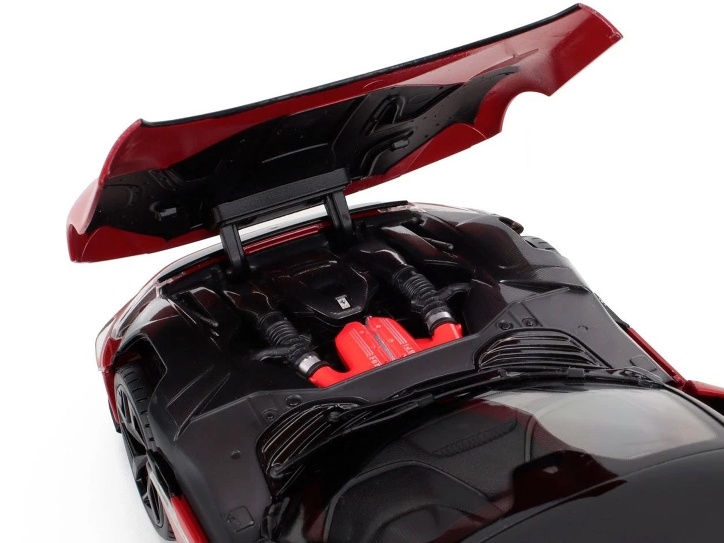 2024 Ferrari 12Cilindri Rosso Corsa Red with Black Top 1/18 Diecast Model Car by Polistil