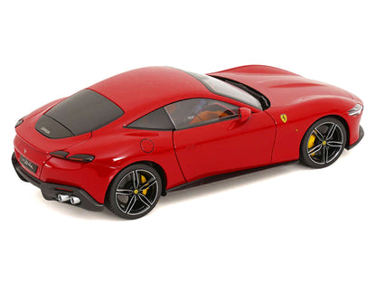 2019 Ferrari Roma Red with Orange Interior 1/18 T&y Diecast Model Car by Polistil