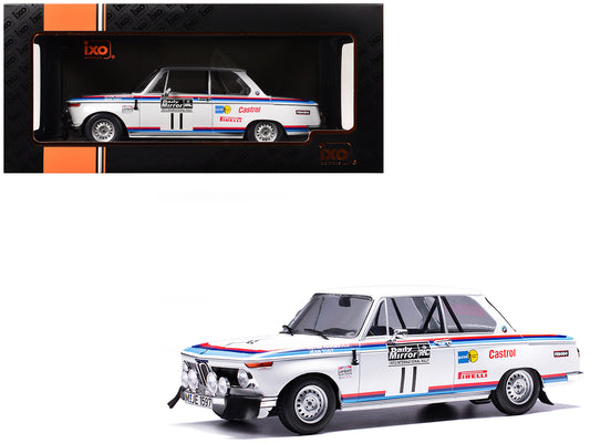 BMW 2002 #11 Achim Warmbold - Jean Todt "RAC Rally" (1973) 1/18 T&y Diecast Model Car by IXO Models