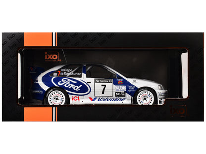 Ford Escort WRC #7 Juha Kankkunen - Juha Repo 2nd Place "RAC Rally" 1/18 Diecast