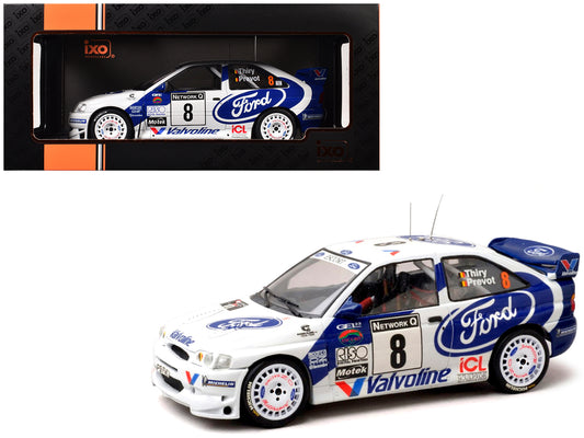 Ford Escort WRC #8 Bruno Thiry - Stephane Prevot 3rd Place "RAC Rally" (1998) 1/18 T&y Diecast Model Car by IXO Models
