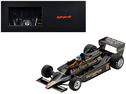 Lotus 79 #6 Ronnie Peterson "John Player Team Lotus" Winner Formula One F1 "Austrian GP" (1978) with Acrylic Display Case 1/18 Model Car by Spark T&y