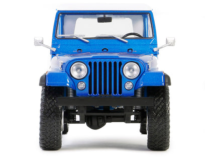 GreenLight 1978 Jeep CJ-7 Renegade Captain Blue Metallic with White Top "Artisan Collection" Series 1/18 Diecast Model Car by <h2>1978 Greenlight</h2> <p>High-quality perfect for collectors and enthus