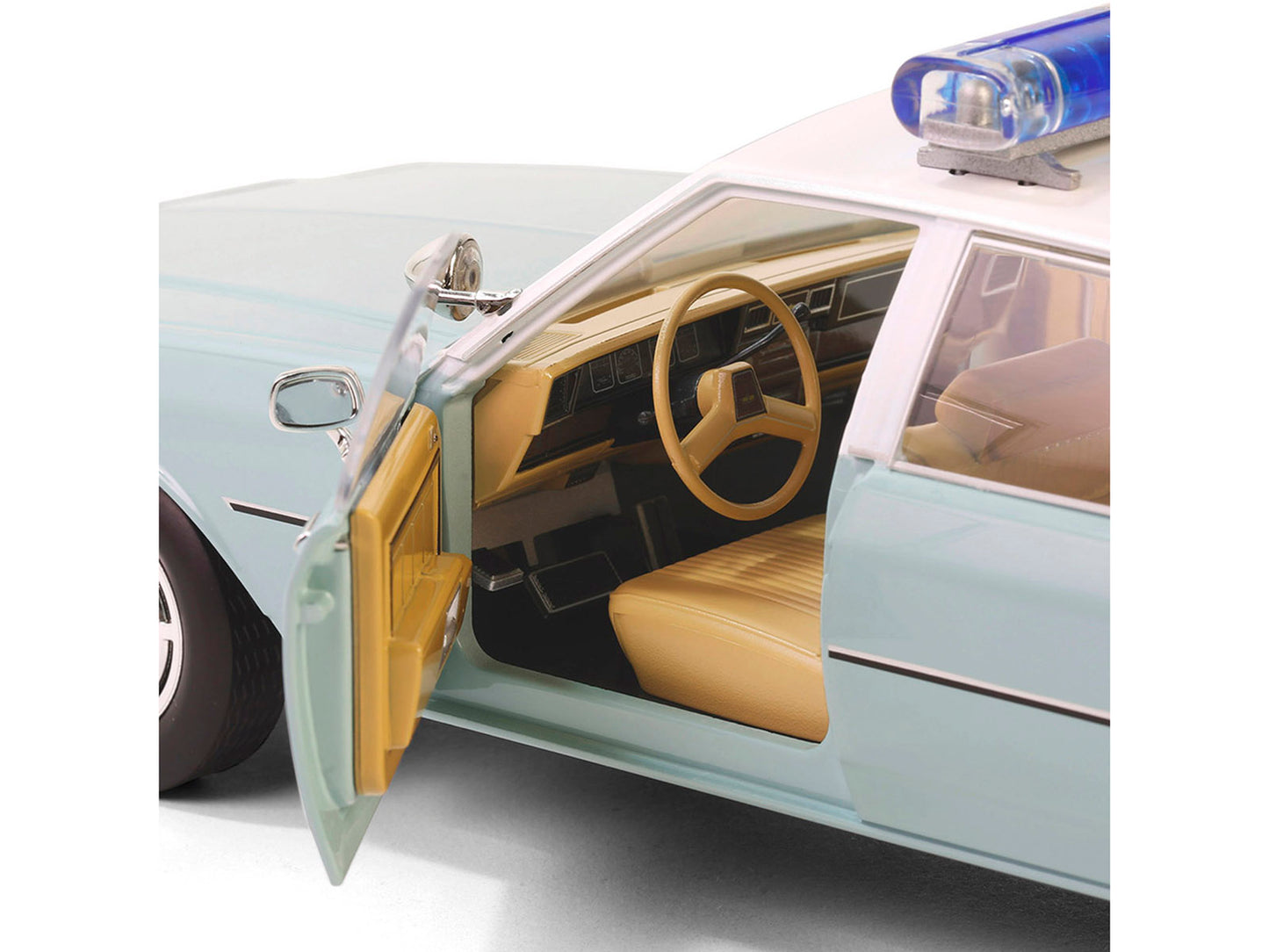 GreenLight 1987 Chevrolet Caprice 9C1 "US Border Patrol" Light Green with White Top "Artisan Collection" 1/18 Diecast Model Car by <h2>1987 Greenlight</h2> <p>High-quality perfect for collectors and e