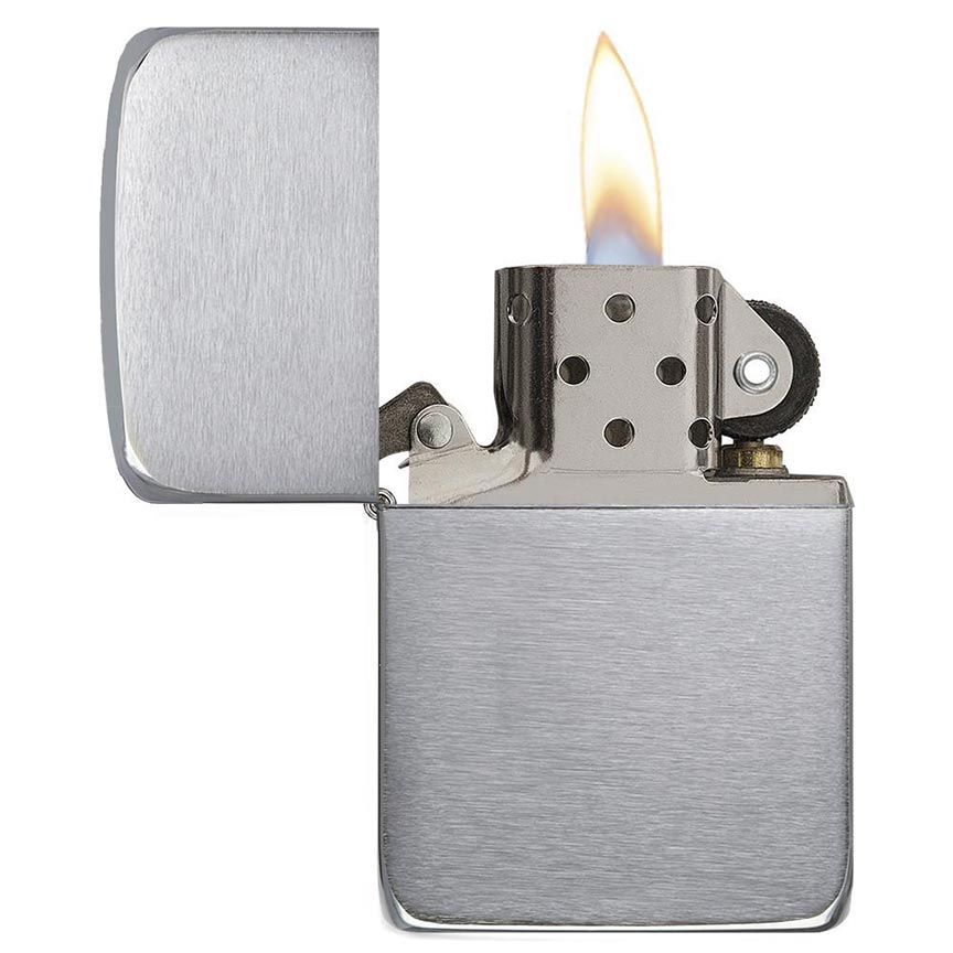 Zippo Windproof Lighter L&M 1941 Replica Brushed Chrome