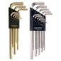 Bondhus Plated Balldriver Metric/SAE Ball End HEX L-Keys Double Set (22 Piece)