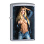 Zippo "Handle with Care" Street Chrome