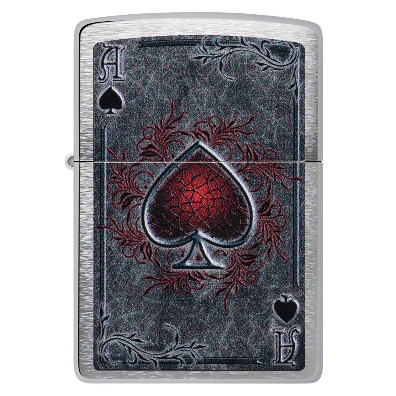 Zippo Ace of Spades - Antiqued Ace Design