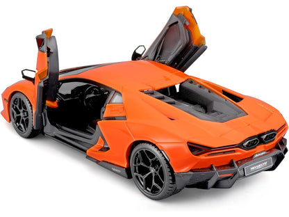 Lamborghini Revuelto Orange "Italian Design" Series 1/24 T&y Diecast Model Car by Bburago
